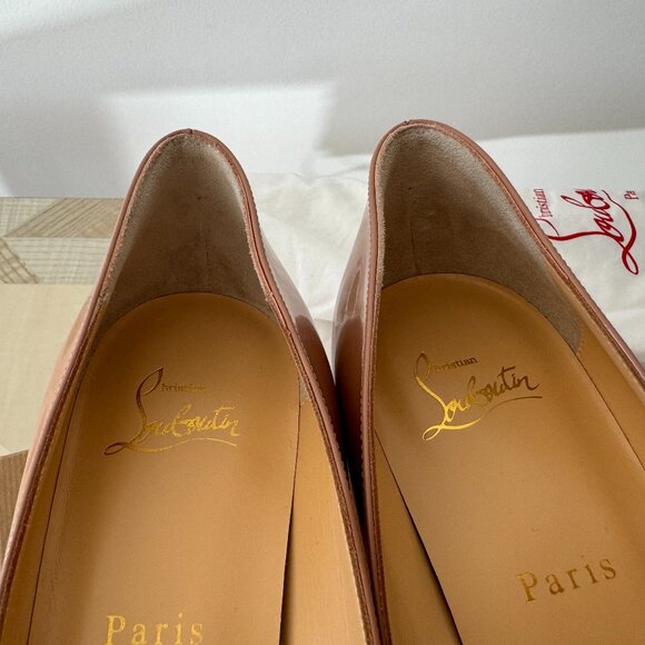 *NEW* Christian Louboutin PIGALLE Follies Pointe Toe Patent Leather Pump 39.5EU - Picture 6 of 10